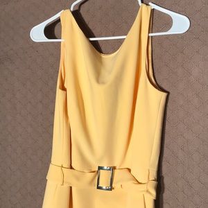 White House Black Market buckle front dress